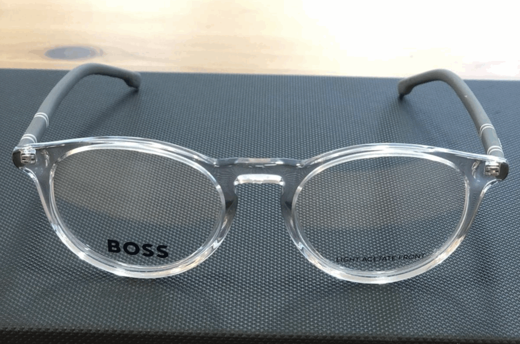 Monture transparent BOSS face