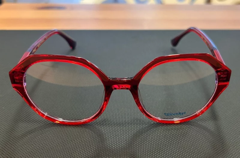 Monture Woodys Rouge